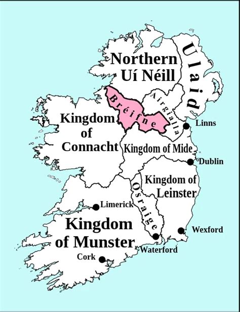 Rivalry Of The O Rourkes And The O Reillys For The Kindom Of Breifne