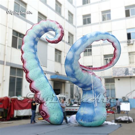 Simulated Giant Inflatable Octopus Arms Full Printing Air Blow Up Tentacle Balloons For Carnival