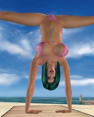 Busty 3d Animated Bikini Babe Posing At A Beach Porn Pictures XXX Photos Sex Images 2834396