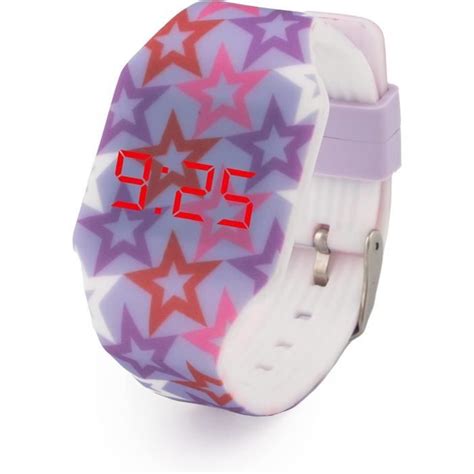 Montre numérique LED pour filles garçons adolescents Bracelet en