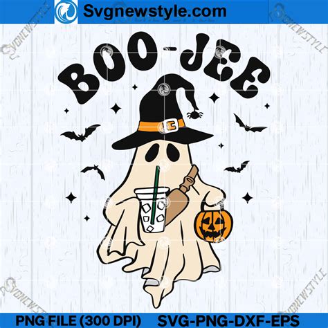 Boo Jee Halloween SVG Designs PNG DXF EPS Cut File Svg