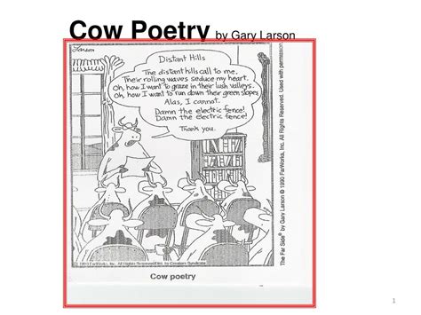 Far Side Cow Poetry - All About Cow Photos