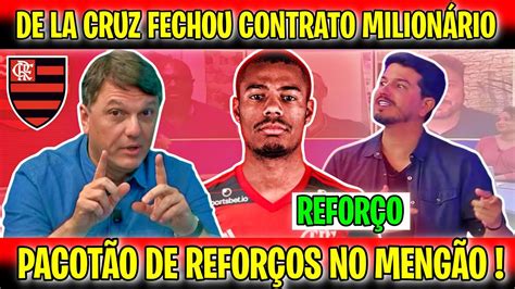 De La Cruz Fechando Contrato Milion Rio Novos Refor Os No Flamengo