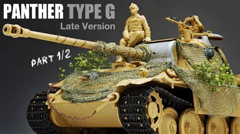 Panther Type G Late Version Part 1 1 35 Tamiya Tank Model