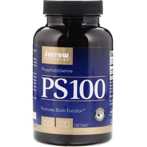 Jarrow Formulas PS-100 (Phosphatidylserine) Фосфатидилсерин 100 мг 120 ...