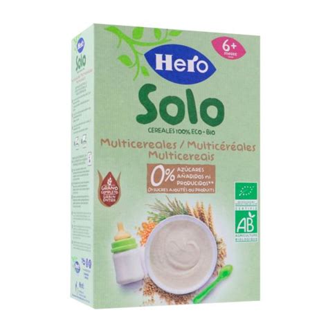 Comprar Papilla Multicereales Hero Solo para bebés desde los 6 meses