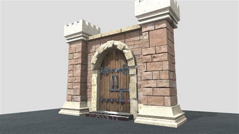 Medieval Gate Download Free 3d Model By Aidamay16 2260e52 Sketchfab