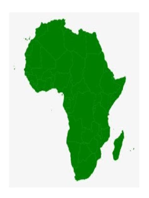 Green map of Africa | PDF