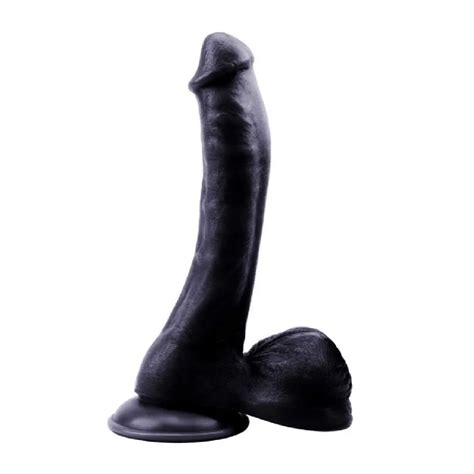 24 Cm Realistik Vantuzlu Zenci Dildo Penis