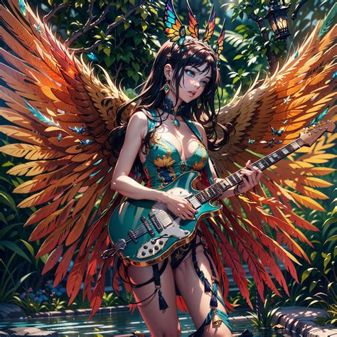 Sun Masterpiece Ultra Deep Forest Path Goddess Play Guitar Case Micro