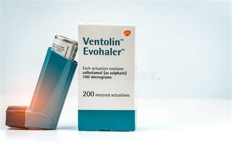 Ventolin Evohaler Salbutamol Sulphate Asthma Inhaler And Plastic