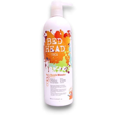 Bed Head by TIGI Shampooing pour cheveux abîmés Dumb Blonde 750ml