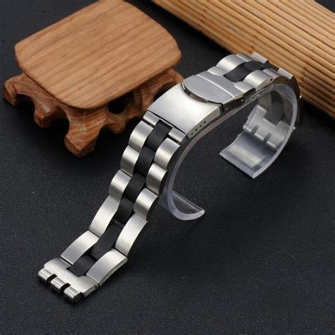 Strap Watch Band Bracelet For Swatch Ycs Yas Ygs Irony Watchband