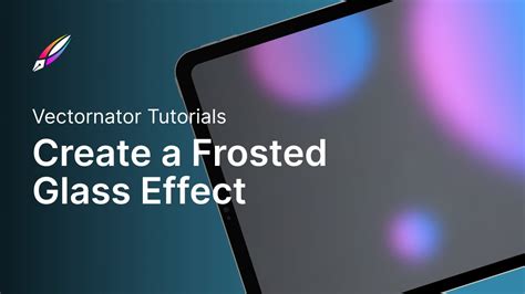 How To Create A Frosted Glass Effect With Willpatersondesign Linearity Curve Youtube