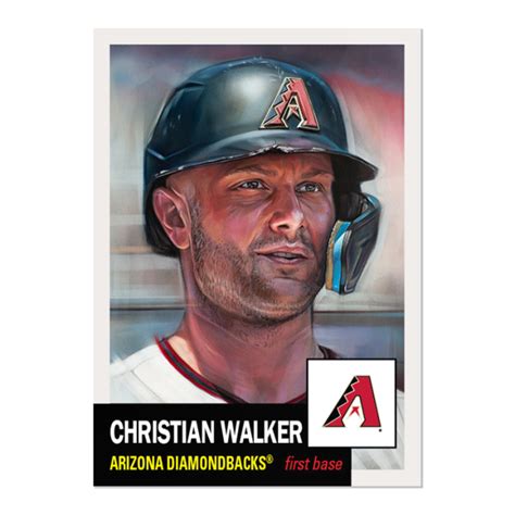 Topps Mlb Living Set Card Christian Walker Pr