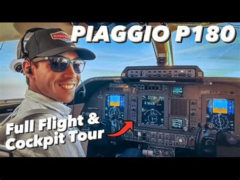 Piaggio P180 Avanti: A Cockpit Tour and Flight Experience | SchoolTube