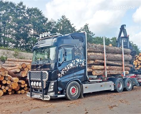 Volvo FH16 750 6x4 EPSILON 110M TOP CONDITION Holztransporter LKW