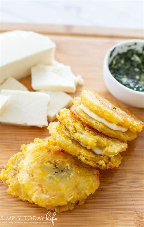 Twice Fried Grilled Cheese Tostones - Simply Today Life