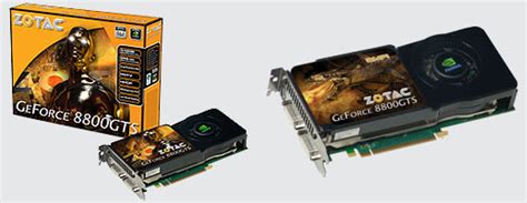 ZOTAC Launches 512MB 8800 GTS TechPowerUp