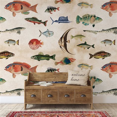 peel and stick fish wallpaper 14