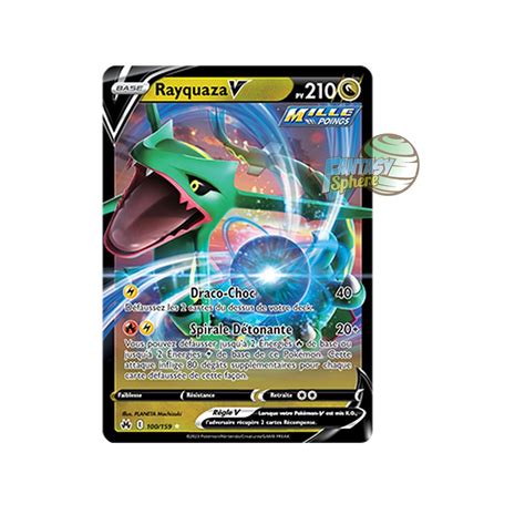 Rayquaza V Ultra Rare Epee Et Bouclier Zenith Supreme