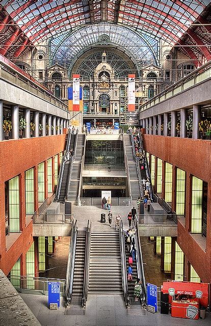 Antwerpen Central Station Belgium Travel Antwerp Belgium Central