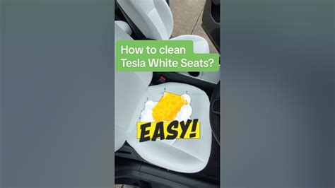 How To Clean Tesla White Seats Easy Tesla Short Shorts Youtube