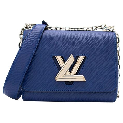 Louis Vuitton Blue Twist Pm Epi Leather Mini Shoulder Bag At 1stdibs Louis Vuitton Twist Blue