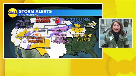 At Least 25 States On Alert For Severe Weather Good Morning America