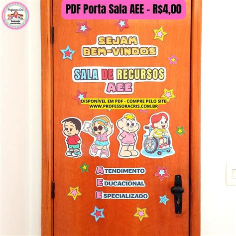 PDF Porta Sala AEE Professora Cris Ensinando Carinho