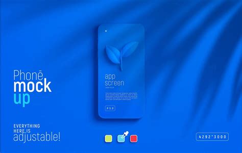 Смартфон - Мокап (PSD)