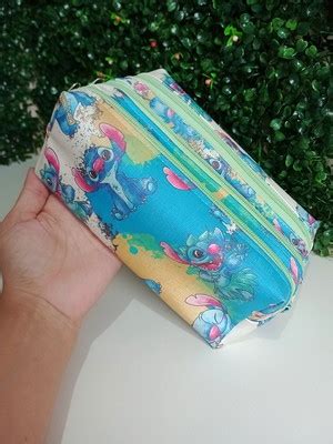 Estojo Escolar Triplo Stitch Compre Produtos Personalizados No Elo7