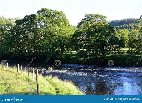 river wharfe wharfedale yorkshire dales england stock image image