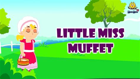 Little Miss Muffet English Rhymes For Kids Kids Songs Nursery