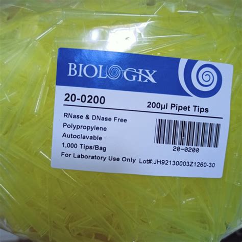 Jual Pipette Tips Ul Yellow Tips Biologix Kota Bekasi