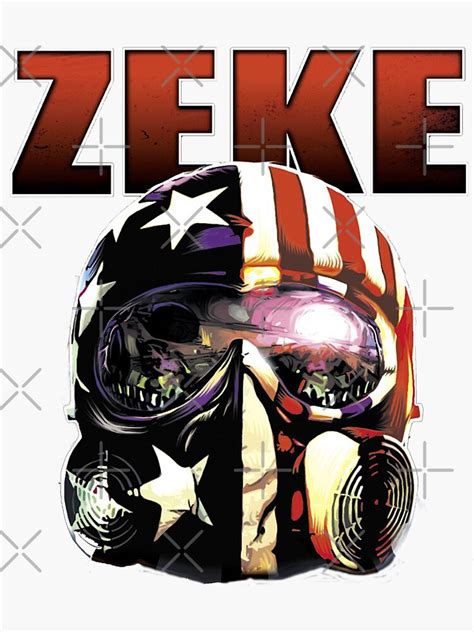 Zeke Sticker For Sale By Rippingthrash Redbubble