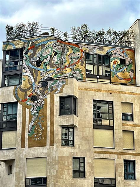 Linda Mathieu On Twitter Mosaic Art Seen Near The Pompidou Museum In