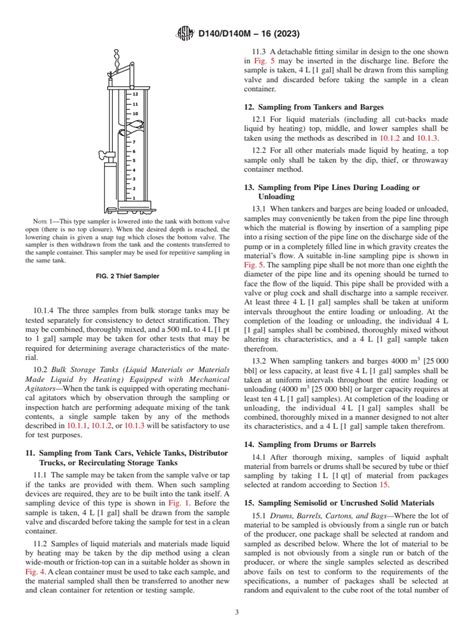 Astm D D M Standard Practice For Sampling Asphalt Materials