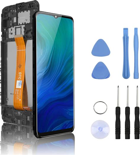 Yodoit Für Samsung Galaxy A12 LCD Bildschirm Ersatz Set mit Rahmen