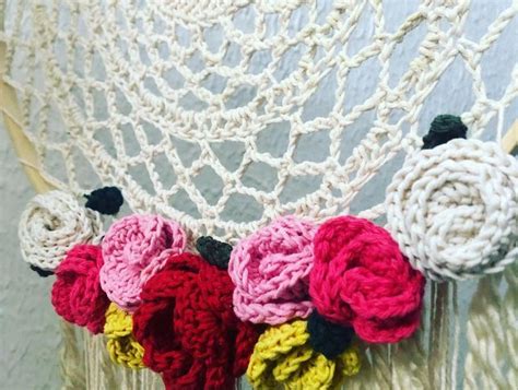 Sue Crochet on Instagram Un acercamiento del atrapasueño creado En