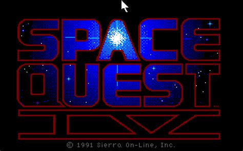 Screenshot Of Space Quest Iv Roger Wilco And The Time Rippers Pc 98 1991 Mobygames