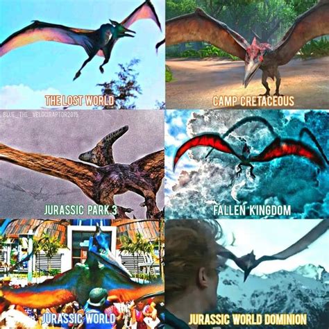 Jurassic World Poster With Four Types Of Dinosaurs