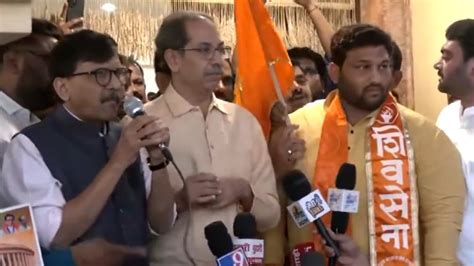 Chandrahar Patil Joins Shiv Sena UBT Major Boost To Uddhav Thackeray