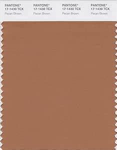 PANTONE Smart 17 1430X Color Swatch Card Pecan Brown House Paint