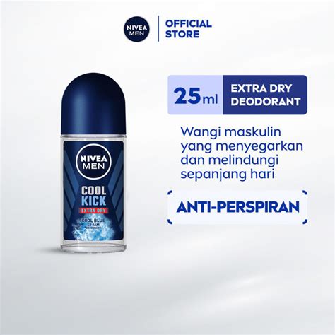 Jual Nivea Men Deodorant Roll On Cool Kick Ml Segar Perlindungan