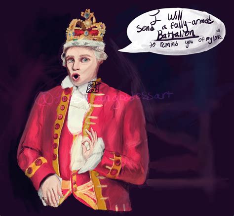 King George III- Hamilton by trashcangoddessart on DeviantArt