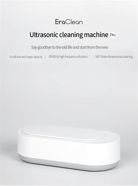 Xiaomi Eraclean Ultrasonic Cleaning Machine Furniture Home Living