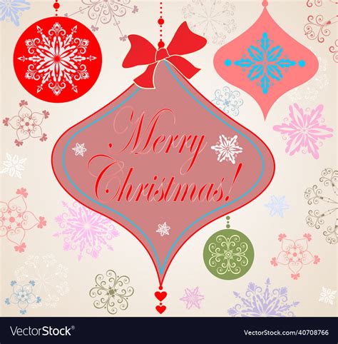 Xmas greeting Royalty Free Vector Image - VectorStock