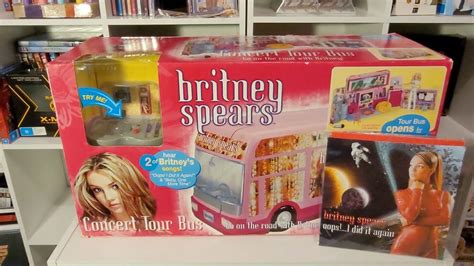 Britney Spears Barbie Doll Tour Bus And Vinyls Youtube