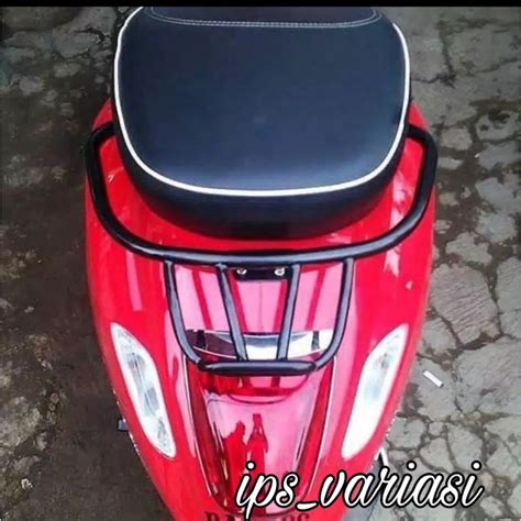 Jual Aksesoris Modern Vespa Sprint Rear Rack Modern Vespa Primavera